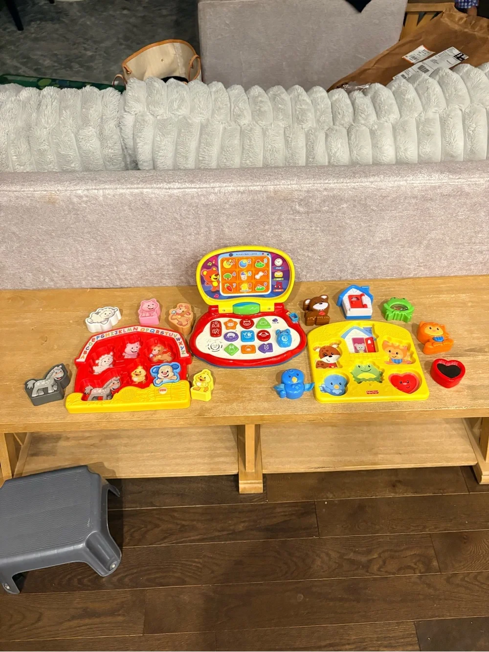 Lot 3 Interactive Kids Toys House Farm Animal Learning Toys & VTech Baby Laptop